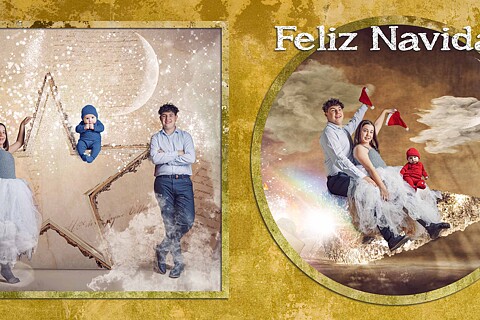 Felicitación (Díptico)